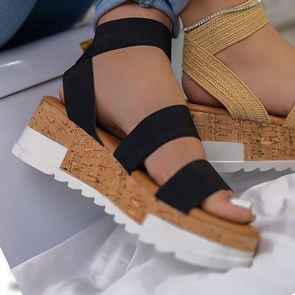 Just In!! SUGAR AND SPICE TWO STRAP FLATFORM S - Picture 2 of 6
